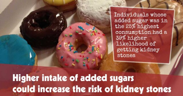 Higher Intake Of Added Sugars Could Increase The Risk Of Kidney Stones F