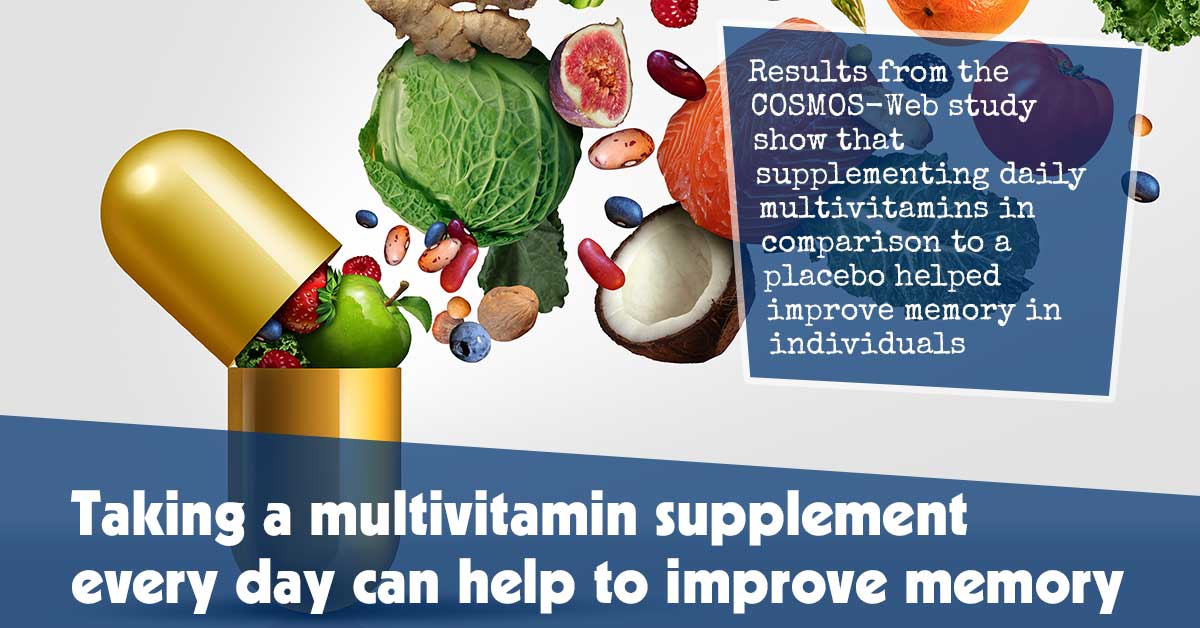 Taking a Multivitamin Supplement Every Day Can Help to Improve Memory